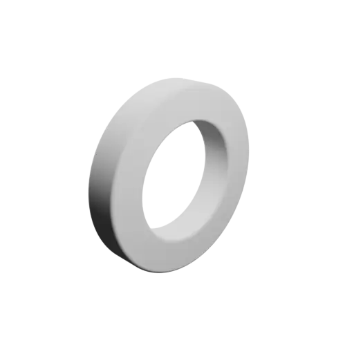 fichier 3D STL Joint plat / Rondelle ⌀int: 10 mm ⌀ext: 16 mm épaisseur: 3 mm + filets