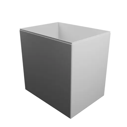 fichier STL boîte rectangulaire avec couvercle - 200×150×200 mm, paroi 2 mm