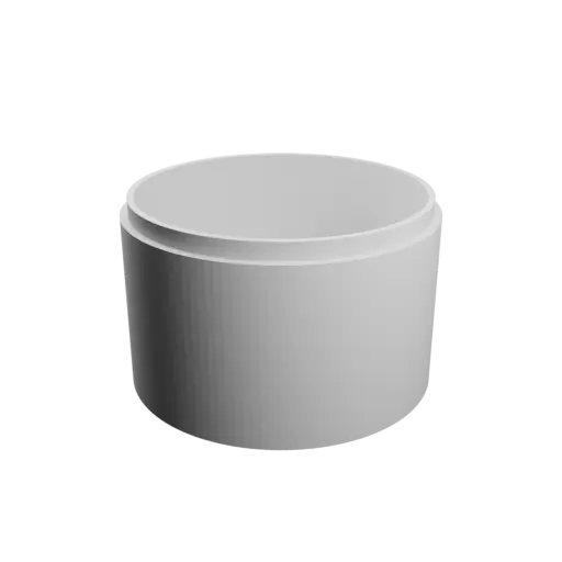 fichier 3D STL Boîte ronde avec couvercle ⌀ 90 mm - Hauteur: 60 mm, Coque: 4 mm