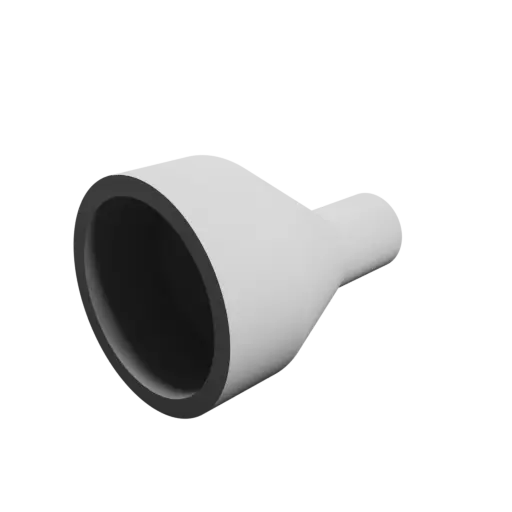 Tube adapter STL file ⌀ 24–9 mm (Length: 30 mm)