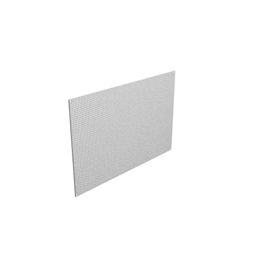 Honeycomb grid STL 3D file, center-to-center: 300x200mm, mesh: 3mm - Ø4mm