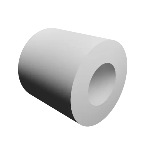fichier STL tube cylindrique Ø ext. 32 mm, Ø int. 16 mm, longueur 30 mm