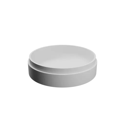 fichier 3D STL Boîte ronde avec couvercle ⌀ 68 mm - Hauteur: 20 mm, Coque: 3 mm