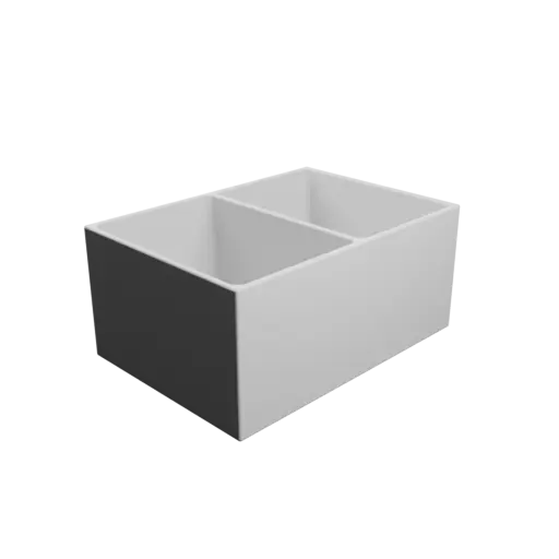 fichier STL Boîte multi-compartiments : 2 compartiments de 66×47×43 mm