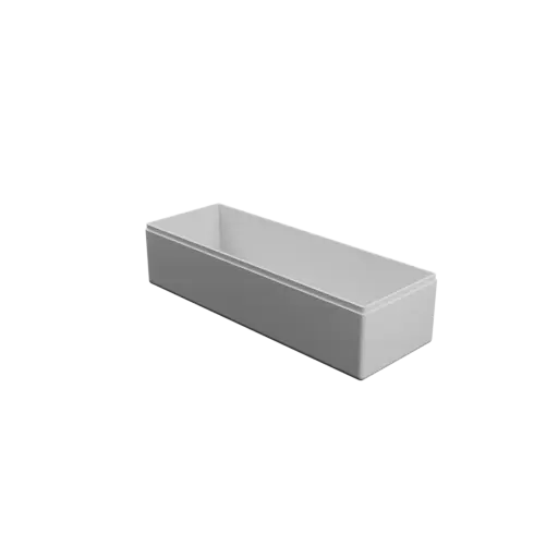 fichier STL boîte à base rectangulaire avec couvercle - 200×70×50 mm, paroi 2 mm