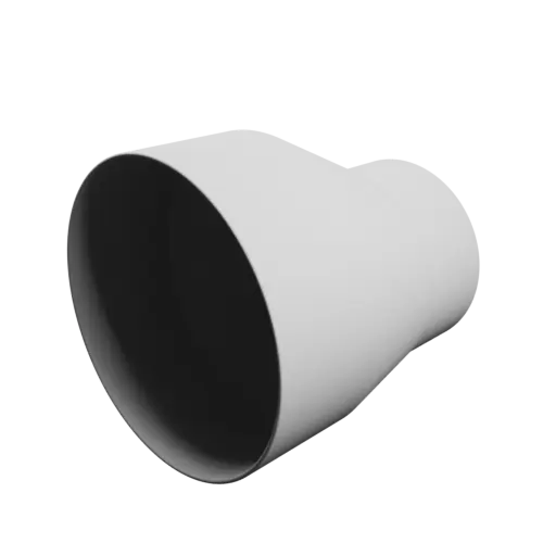 fichier STL Adaptateur de tuyau ⌀ 195-130 mm (Longueur : 190 mm)
