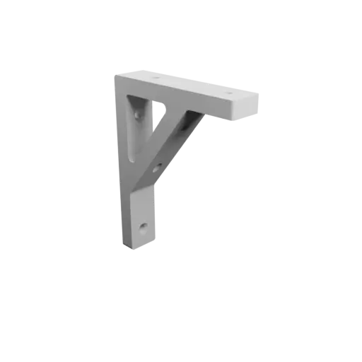 fichier 3D STL Équerre de fixation 110×140 mm, Épaisseur 12 mm, Diamètre orifice 6 mm