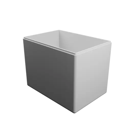 fichier 3D STL boîte rectangulaire avec couvercle - 200×140×160 mm, paroi 5 mm