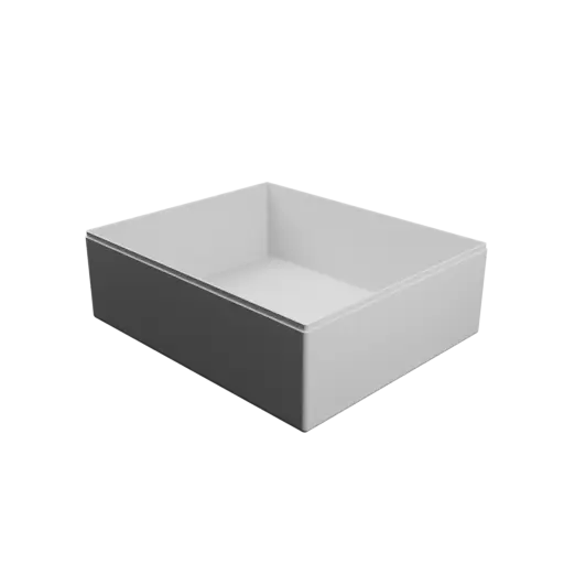 fichier STL boîte rectangulaire avec couvercle - 210×175×70 mm, paroi 2 mm
