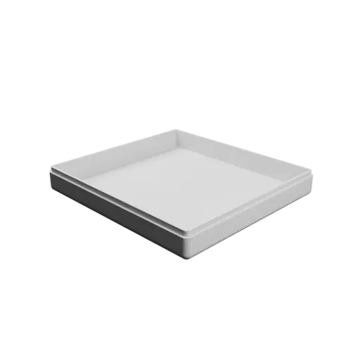 fichier STL boîte à base rectangulaire avec couvercle - 150×139×25 mm, paroi 3 mm
