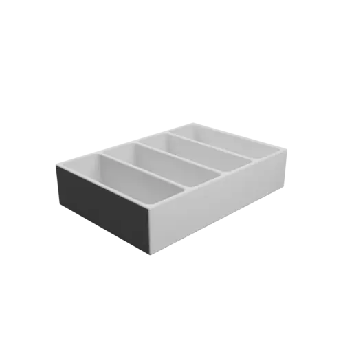 fichier STL Boîte multi-compartiments : 4 compartiments de 64×22×20 mm