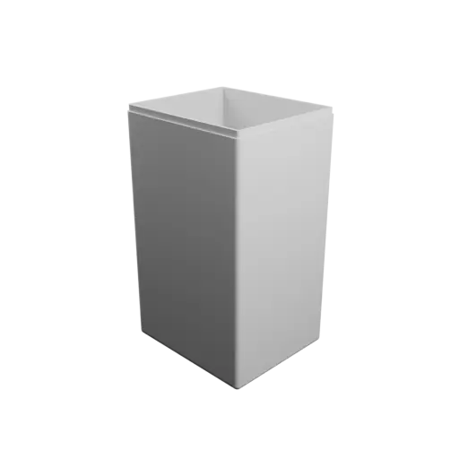 fichier STL boîte rectangulaire avec couvercle - 94×81×162 mm, paroi 2 mm