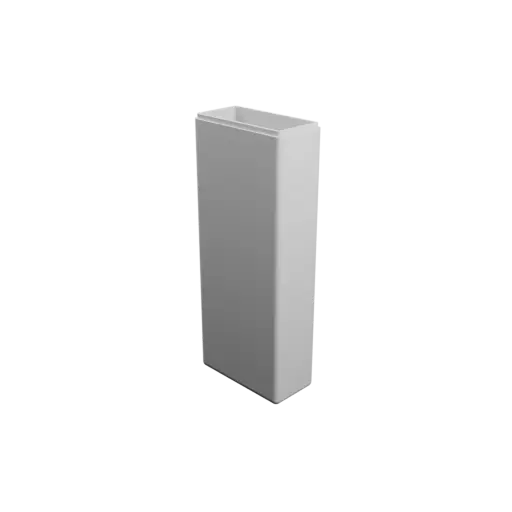 rectangular box with lid STL 3D model – 100×50×250 mm, wall thickness 4 mm