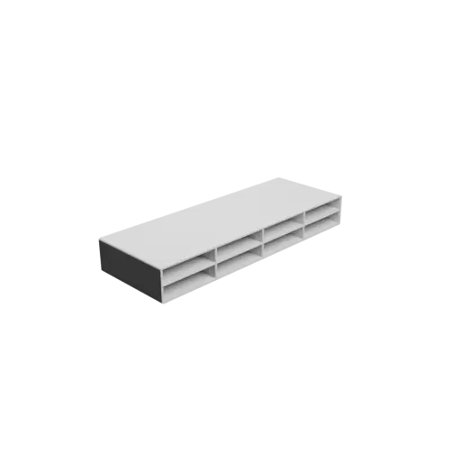 fichier 3D STL Casier de rangement 8 tiroirs 51×10×76 mm, épaisseur: 2 mm