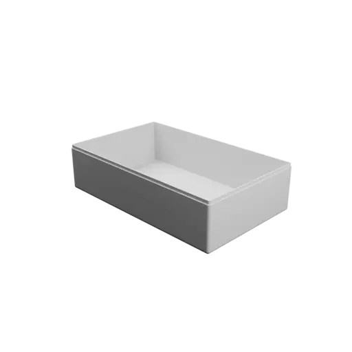 modèle 3D STL boîte rectangulaire avec couvercle - 220×135×60 mm, paroi 2 mm
