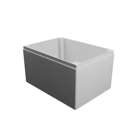 fichier STL Boîtier avec couvercle vissé : 110×80×65 mm (avec aération sous le boîtier)