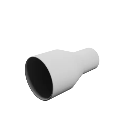 Tube adapter STL file ⌀ 67–41 mm (Length: 120 mm)