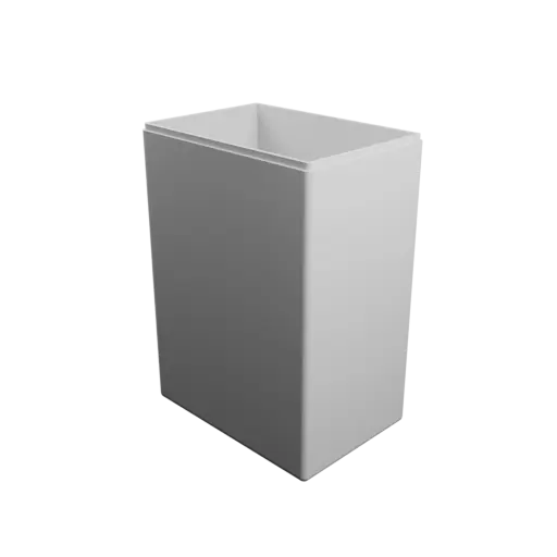 fichier 3D STL boîte rectangulaire avec couvercle - 142×99×200 mm, paroi 3 mm