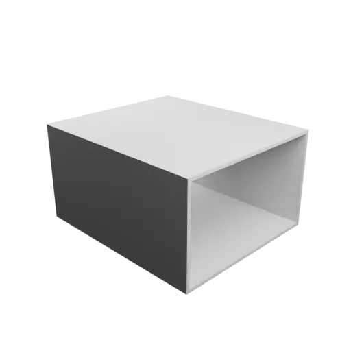 fichier STL Adaptateur de tuyau rectangulaire 100x60mm vers 100x60mm - transition: 20mm