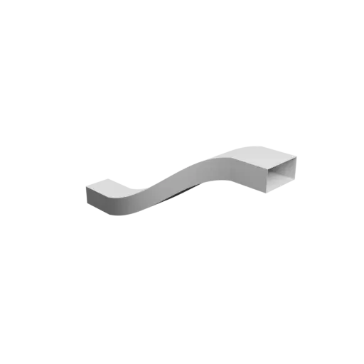 3D Model Rectangular pipe adapter STL file 74x49&nbsp;mm to 110x55&nbsp;mm – transition: 300&nbsp;mm