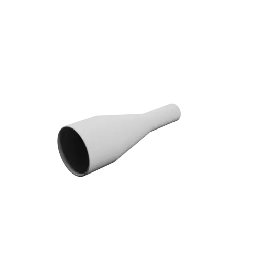Modèle 3D Fichier 3D STL Raccord de tube ⌀&nbsp;80-35&nbsp;mm (Longueur&nbsp;: 240&nbsp;mm)