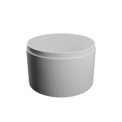 fichier 3D STL Boîte ronde avec couvercle ⌀ 70 mm - Hauteur: 45 mm, Coque: 2 mm