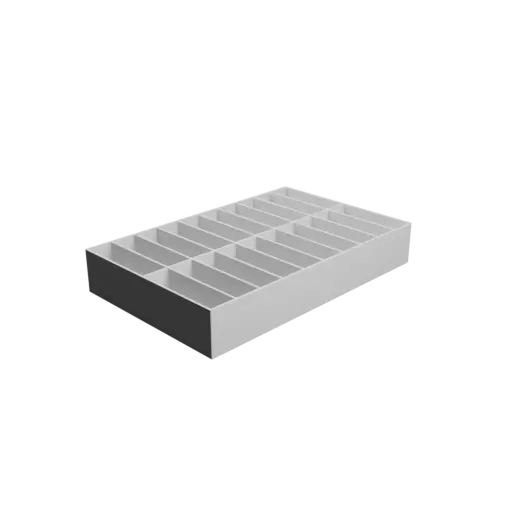 fichier STL Boîte multi-compartiments : 20 compartiments de 100×30×50 mm