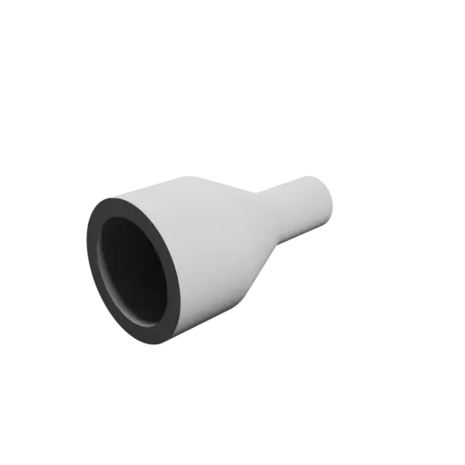 Tube adapter STL file ⌀ 16–7 mm (Length: 30 mm)