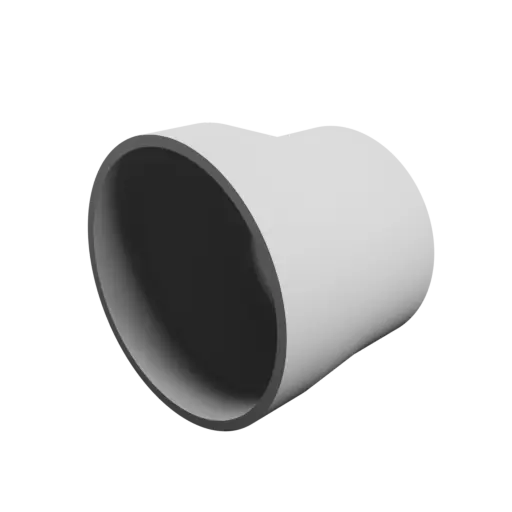 fichier STL Raccord de tuyau ⌀ 106-89 mm (Longueur : 80 mm)