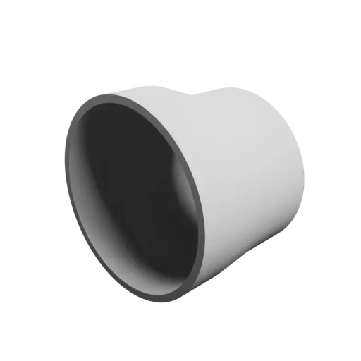 fichier STL Raccord de tuyau ⌀ 104-89 mm (Longueur : 75 mm)