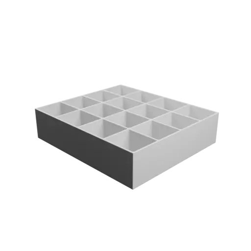fichier 3D STL Boîte multi-compartiments : 16 compartiments de 48×42×46 mm
