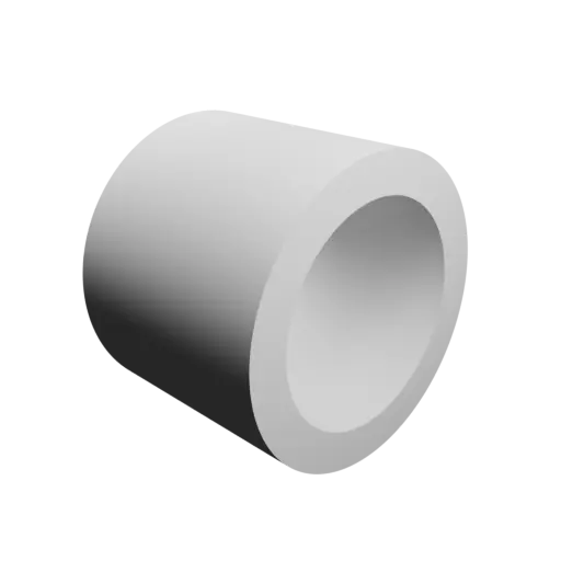 modèle 3D STL tube creux Ø ext. 22.5 mm, Ø int. 16.5 mm, longueur 17.5 mm