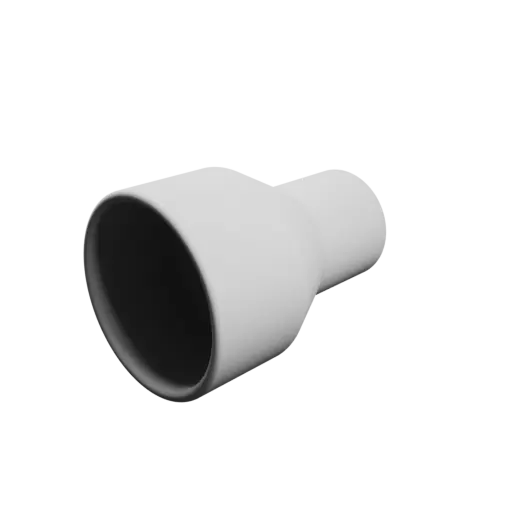 Tube adapter STL file ⌀ 56–35 mm (Length: 80 mm)