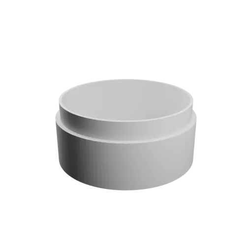 Round box with lid STL 3D file ⌀ 40 mm - Height: 20 mm, Shell: 2 mm