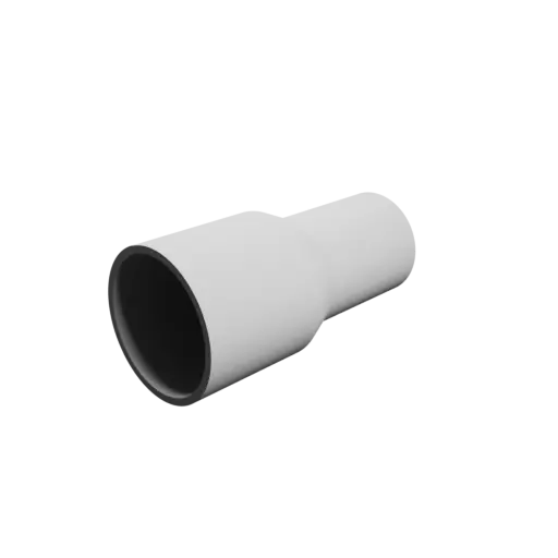 Tube adapter STL file ⌀ 39–30 mm (Length: 80 mm)