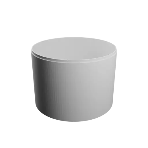 fichier 3D STL Boîte ronde avec couvercle ⌀ 180 mm - Hauteur: 130 mm, Coque: 3 mm