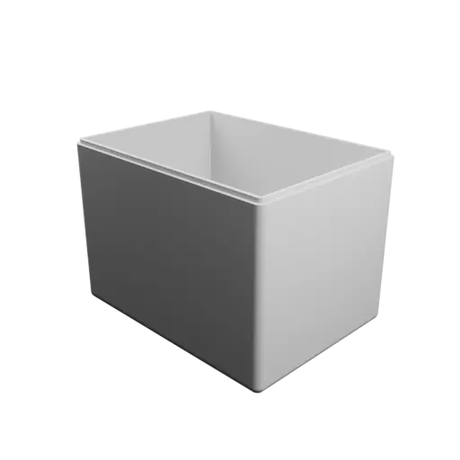 fichier STL boîte rectangulaire avec couvercle - 230×170×170 mm, paroi 6 mm