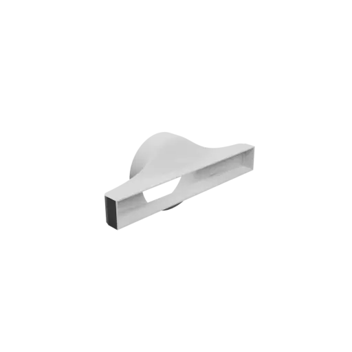 fichier STL Adaptateur de tube rond ⌀125 mm vers rectangulaire 300×40 mm, épaisseur 2 mm
