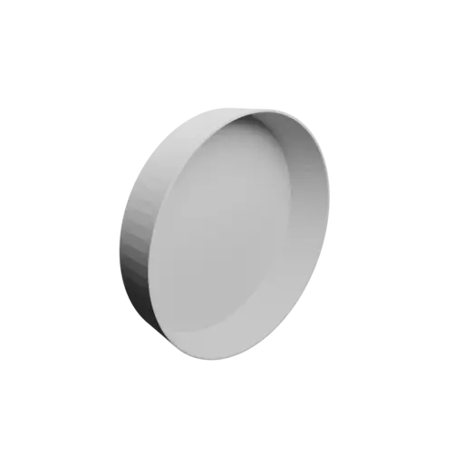 fichier 3D STL bol / pot Øint. base: 190 mm, Øint. haut: 200 mm, hauteur int.: 40 mm, épaisseur: 2 mm