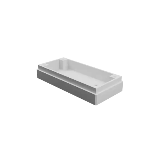 Enclosure with screw-mounted lid STL file: 85×40×20 mm (with ventilation on the lid)