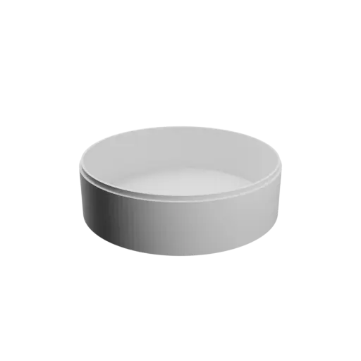 fichier 3D STL Boîte ronde avec couvercle ⌀ 200 mm - Hauteur: 60 mm, Coque: 4 mm
