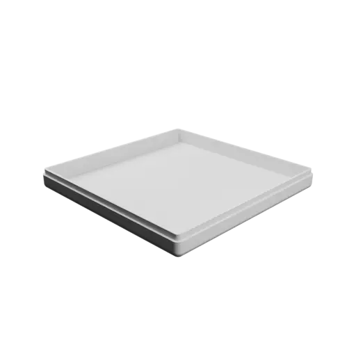 modèle 3D STL boîte carrée avec couvercle - 140×140×20 mm, paroi 3 mm