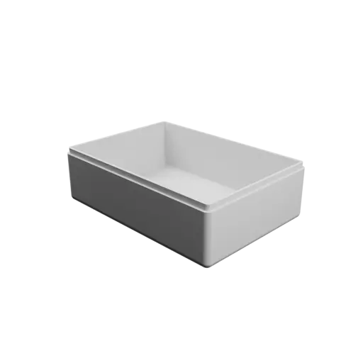 fichier STL boîte rectangulaire avec couvercle - 135×95×45 mm, paroi 3 mm