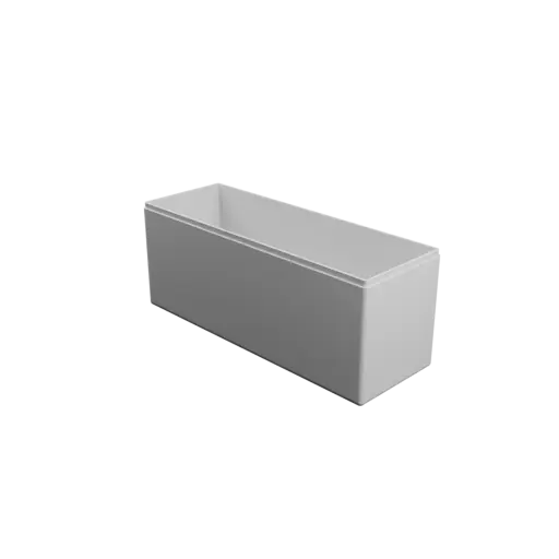 modèle 3D STL boîte rectangulaire avec couvercle - 205×72×84 mm, paroi 2 mm
