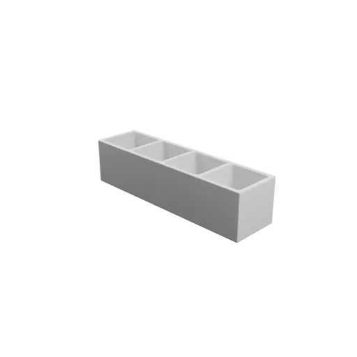 fichier STL Boîte multi-compartiments : 4 compartiments de 45×45×45 mm