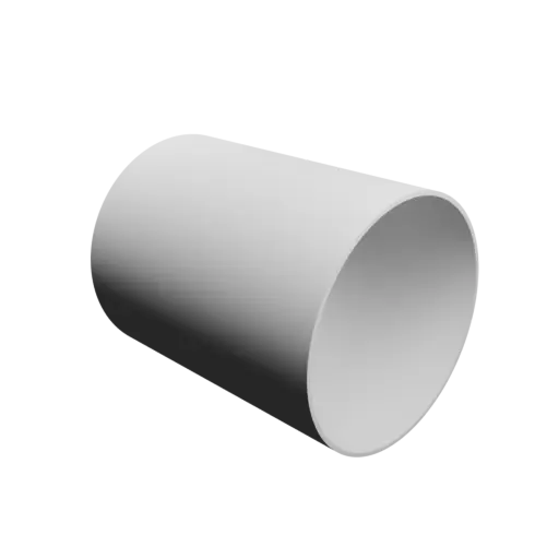 modèle 3D STL tube Ø ext. 120 mm, Ø int. 116 mm, longueur 150 mm