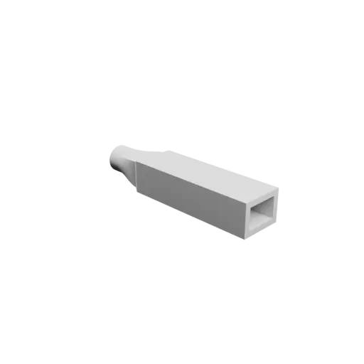 fichier 3D STL Adaptateur de tube rond ⌀20 mm vers rectangulaire 23.5×15.5 mm, épaisseur 4 mm