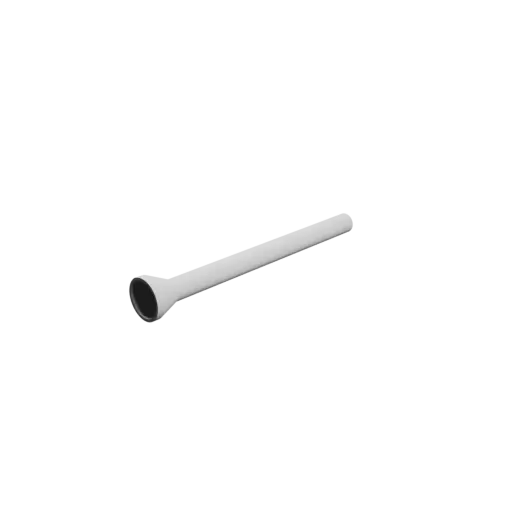Tube adapter STL 3D file ⌀ 29–15 mm (Length: 195 mm)