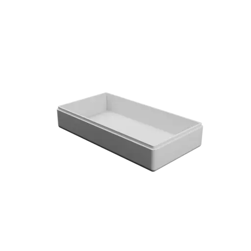 fichier 3D STL boîte rectangulaire avec couvercle - 190×100×40 mm, paroi 4 mm