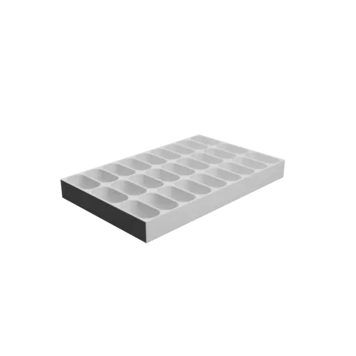 fichier 3D STL Boîte multi-compartiments : 27 compartiments de 47×24×22 mm